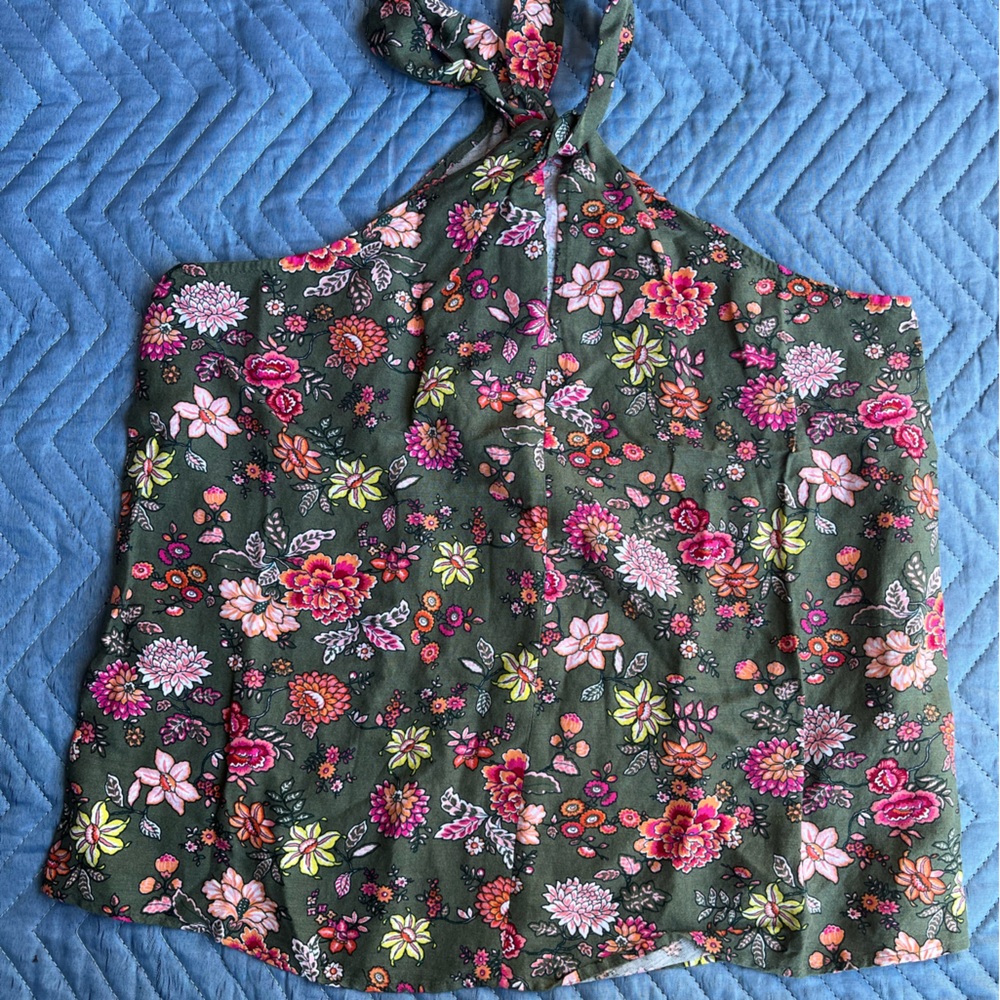 LOFT Multicolor Floral Top